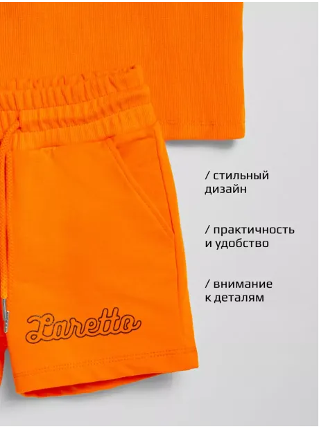 Костюм для девочки, футболка и шорты