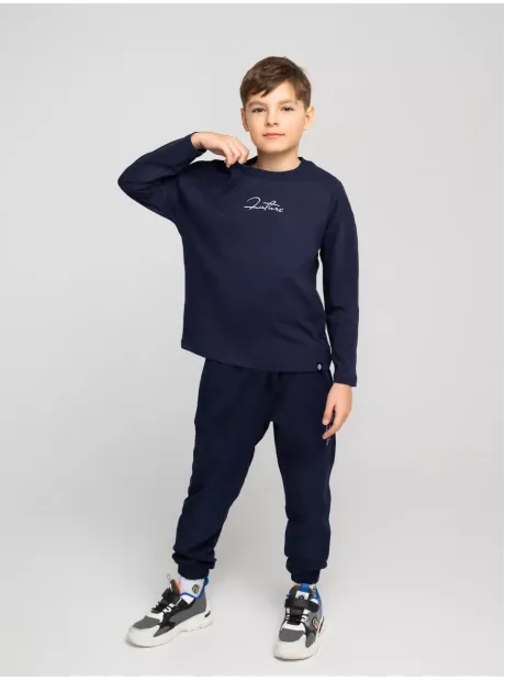 Синий костюм для мальчика в садик