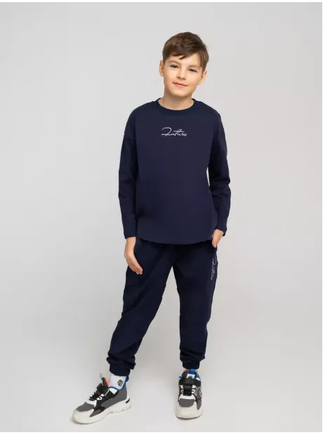 Синий костюм для мальчика в садик