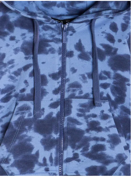 Худи для девочки синяя варенка