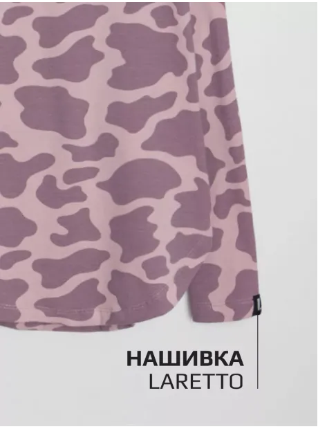 Лонгслив для девочки оверсайз туника