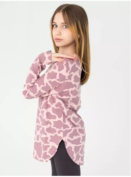 Лонгслив для девочки оверсайз туника