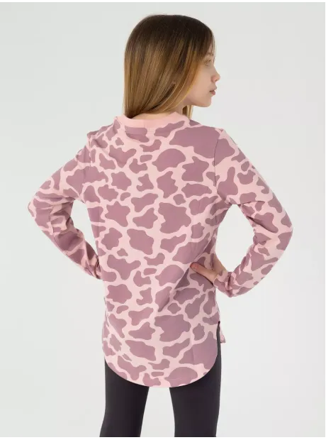 Лонгслив для девочки оверсайз туника