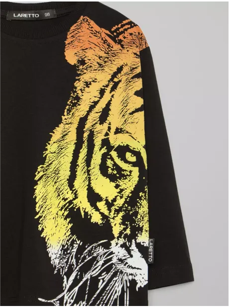 Лонгслив детский трикотажный с принтом