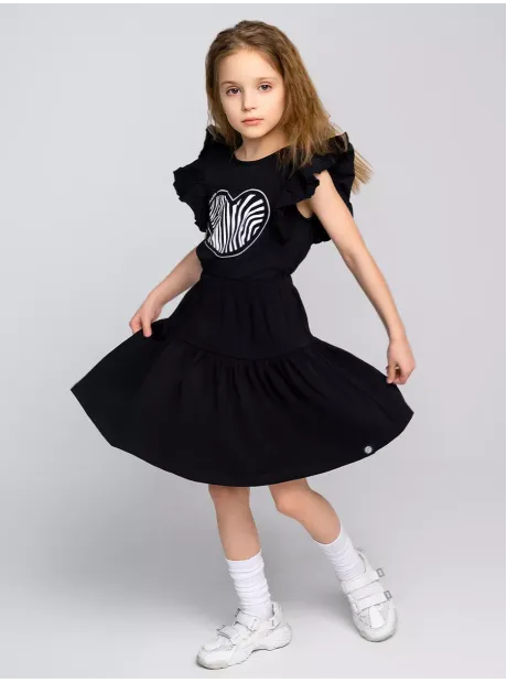 Костюм в садик для девочки юбка и футболка