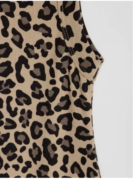 Платье леопардовое в сад для девочки