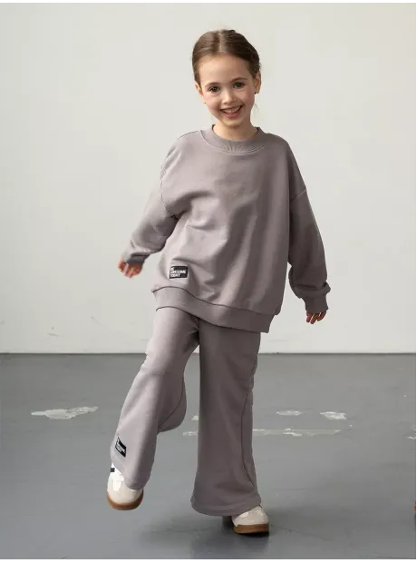 Костюм для девочки, свитшот и брюки