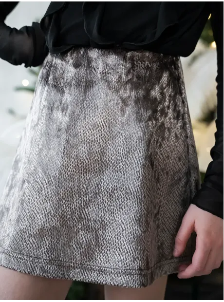 Юбка для девочки блестящая на новый год