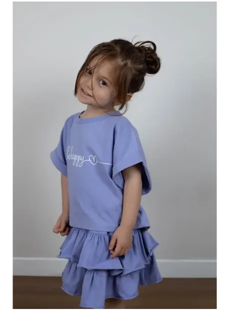 Костюм в садик для девочки юбка и футболка