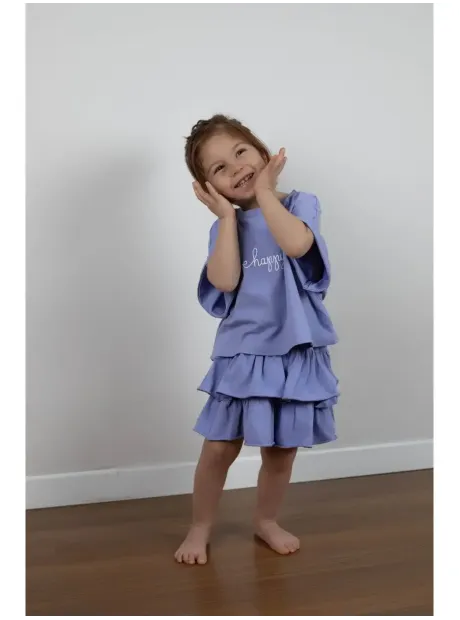 Костюм в садик для девочки юбка и футболка