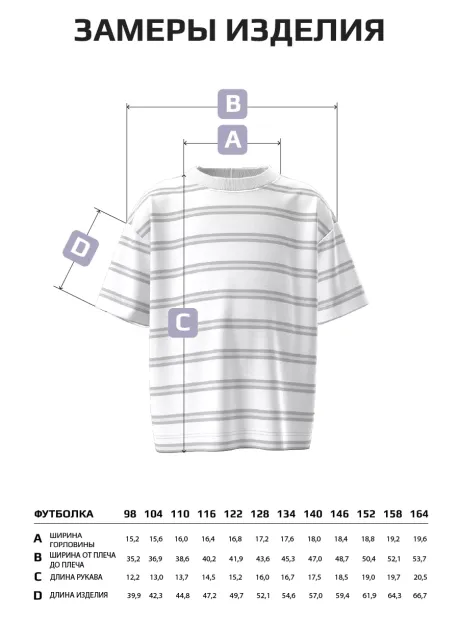 Футболка тельняшка в полоску детская
