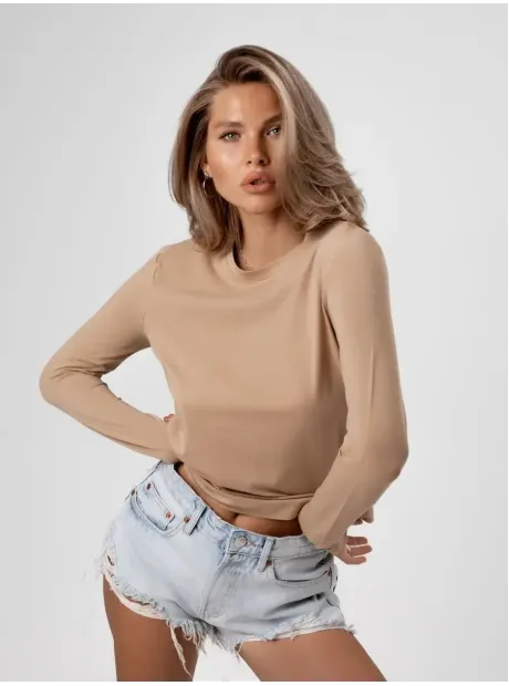 Лонгслив трикотажный классический хлопок